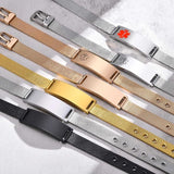 Personalized ID Bracelet Stainless Steel