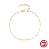 Sterling Silver Bracelet For Women 18K Wedding Party Chain