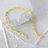 Sterling Silver Bracelet For Women 18K Wedding Party Chain