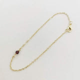 Gemstones Chains Bracelet Labradorite Garnet Lapis Turquoise Pink Tourmaline 14K