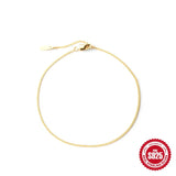925 Sterling Silver Chain Bracelet for Women Wedding Party Fine Jewelry