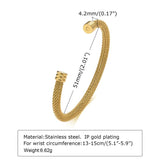 Steel Wire Mesh Bracelet Unisex Chain Bangle