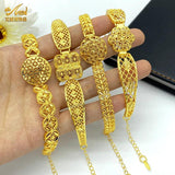 Dubai Charm Bracelet 24k Plated African Middle East Event Wristbands