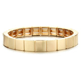 Enameled Beads Elastic Bracelet for Women