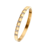Crystal Beaded Bracelet Bangles for Women Wedding Jewelry