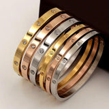 Lover Jewelry Bangle Titanium Steel Couple Bracelets Men
