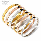 Lover Jewelry Bangle Titanium Steel Couple Bracelets Men