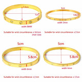 Lover Jewelry Bangle Titanium Steel Couple Bracelets Men