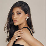 Uworld Statement Heart Hoop Earrings for Women