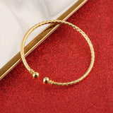 Gold Plated Ethiopian Bangles for Women Men