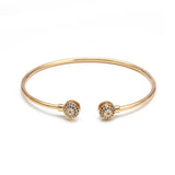 Evil Eye Open Cuff Bracelet Bangle Silver Copper Micro Pave Zircon