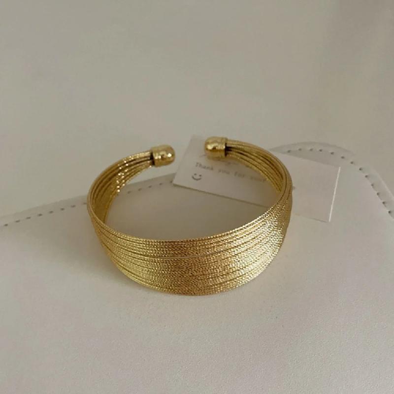 Adjustable Multilayer Geometric Bracelet for Women