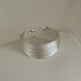 Adjustable Multilayer Geometric Bracelet for Women
