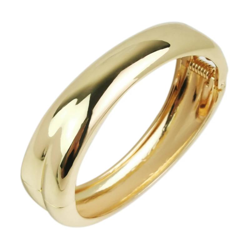 Irregular Cuff Bracelet for Women Metal Charm Bangle