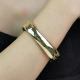 Irregular Cuff Bracelet for Women Metal Charm Bangle