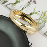 Irregular Cuff Bracelet for Women Metal Charm Bangle