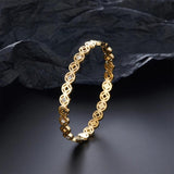 Luxury Crystal Bangles for Women, Stainless Steel Bracelets, Gift