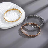 Luxury Crystal Bangles for Women, Stainless Steel Bracelets, Gift