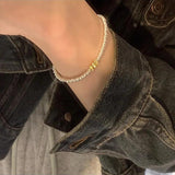 925 Sterling Silver Hiphop Ball Bracelet Vintage Hasp, Birthday Gift