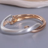 Punk Metal Bangle Bracelet for Women