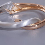 Punk Metal Bangle Bracelet for Women