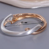 Punk Metal Bangle Bracelet for Women