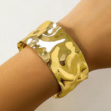 Chunky Cuff Arm Bangle Wide Bracelet Steampunk Punk Metal