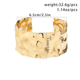 Chunky Cuff Arm Bangle Wide Bracelet Steampunk Punk Metal