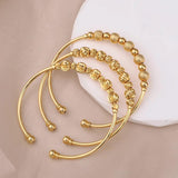 Dubai Bangle Bracelet Plated Buckle Jewelry Accessories African Nigerian Women