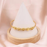 Dubai Bangle Bracelet Plated Buckle Jewelry Accessories African Nigerian Women