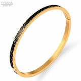 Boho Enamel Bracelet European Geometric Bangles Women Charm Party Jewelry