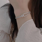 Crystal Double Layer Bracelets Women Jewelry Accessory