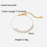 Snake Chain Bracelets Women Stainless Steel Cuban Chain Bracelet