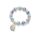 Silver Stainless Steel Bead Bracelet for Women Men