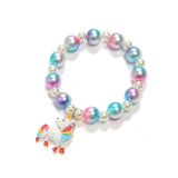 Silver Stainless Steel Bead Bracelet for Women Men