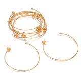 20PCS Stainless Steel Ball Tip Hoop Earrings No Fade Allergy - Men Women Gift