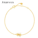 925 Sterling Silver Clear Bees Bracelet CZ Bangle Jewelry Gift