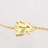 925 Sterling Silver Clear Bees Bracelet CZ Bangle Jewelry Gift