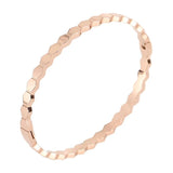 Honeycomb Hexagon Geometric Bangle Bracelet Titanium Steel