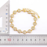Nidin Arrival Heart Bangle Bracelet for Women Wedding Gift