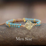 Reiki Symbol Charm Bracelet Semi Precious Stones