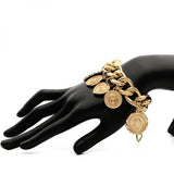 European Style Punk Chain Coin Vintage Bracelet