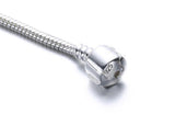 Women's Allergy Tibetan Silver Snake Chain Bracelet