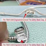 Women's Allergy Tibetan Silver Snake Chain Bracelet
