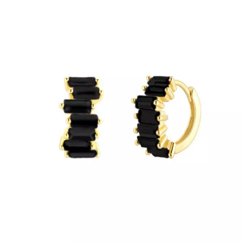 Women's CZ Zircon Dripping Hoop Earrings