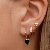 Women's CZ Zircon Dripping Hoop Earrings