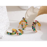 Bohemia Hoop Earrings Vintage Jewelry Women