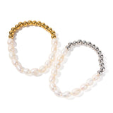 Youthway Stainless Steel Freshwater Pearl Bracelet Waterproof Jewelry