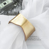 Wide Bangles Minimalist Alloy Bracelets for Women Accessories