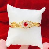 Flower Charm Bangle for Women's Daily Wear